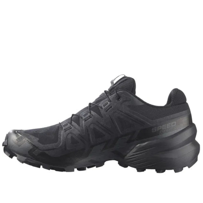 Salomon Woman Speedcross 6 Black/Black/Phantom Trail Running Shoes - Ndoros