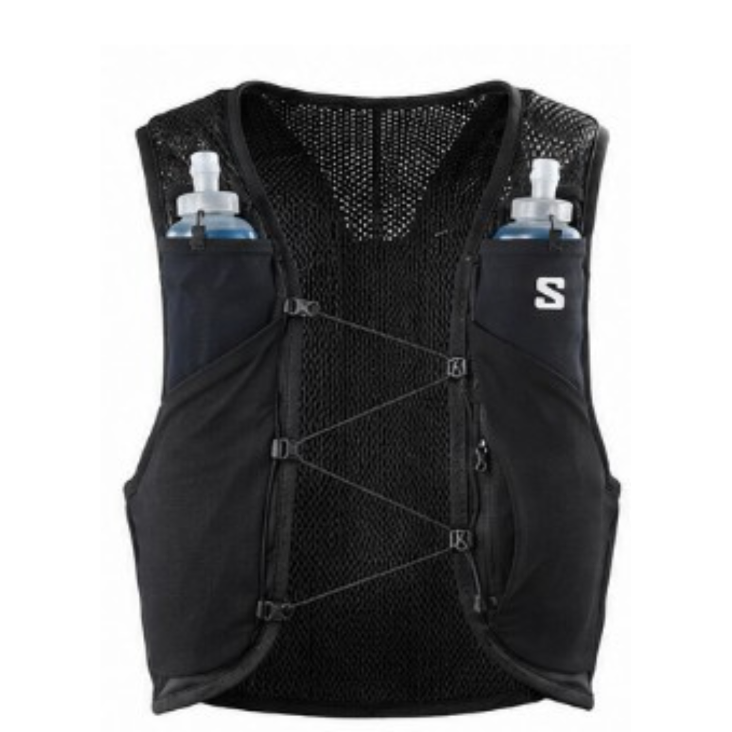Salomon Unisex Active Skin 12, Hydration & Storage Vest, Black / Metal