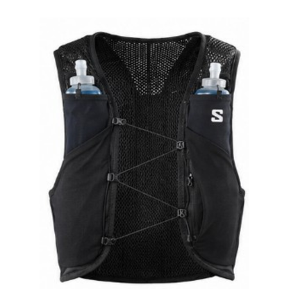 Salomon Unisex Active Skin 12, Hydration & Storage Vest, Black / Metal