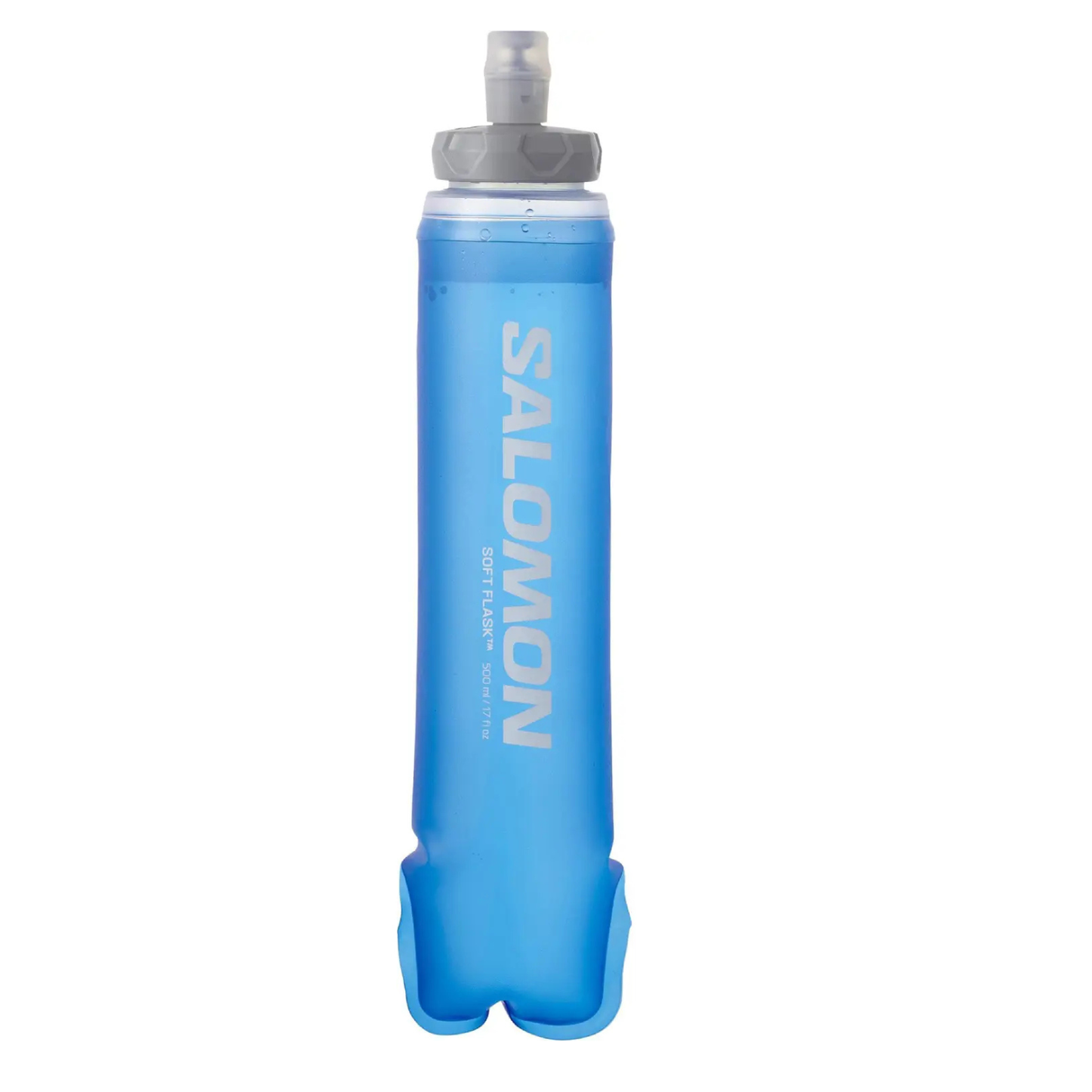 Salomon Soft Flask 500 ml / 17 Ounce Hydration Accessory - Clear Blue - Ndoros