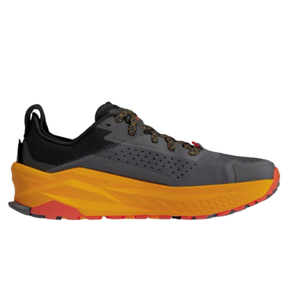 Altra Olympus 6 Trail Running shoes For Men, Black/Orange - Ndoros