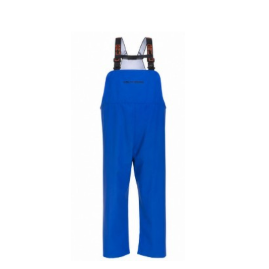 Grundens Men’s Shoreman Bib Pants, Ocean Blue - Ndoros
