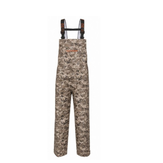 Grundens Men’s Neptune Bib Pants, Refraction Camo Stone