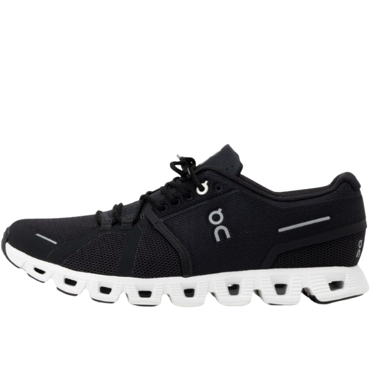 On Cloud Men's Cloud 5 Running Shoes, Black / White - Ndoros