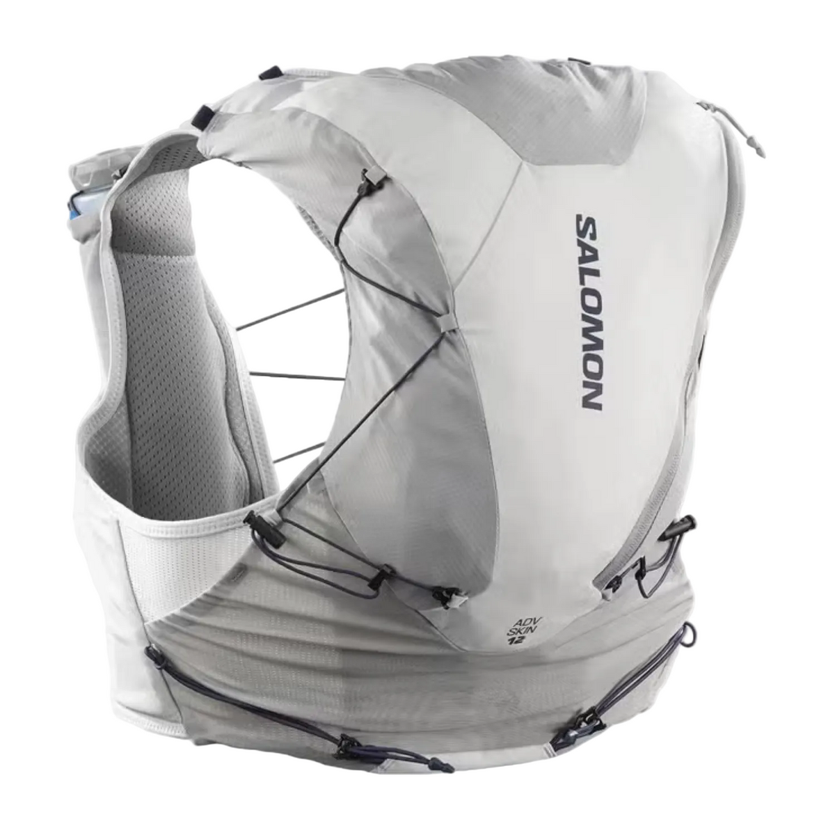 Salomon Unisex Advance Skin 12 | 12 Liter Hydration Trail Running Vest, Alloy/Gray Violet, Small