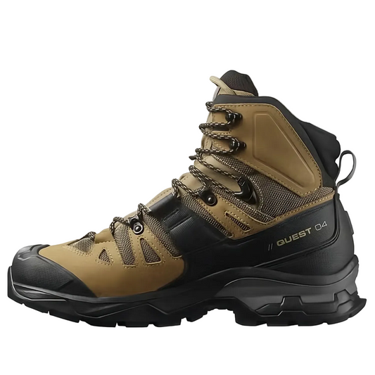 Salomon Men's QUEST 4 GORE-TEX Hiking Boots For Men, Kelp/Black/Castlerock