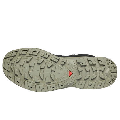 Salomon Men's Quest 5 GTX Hiking Shoe, Black / Deep Lichen Green / Black