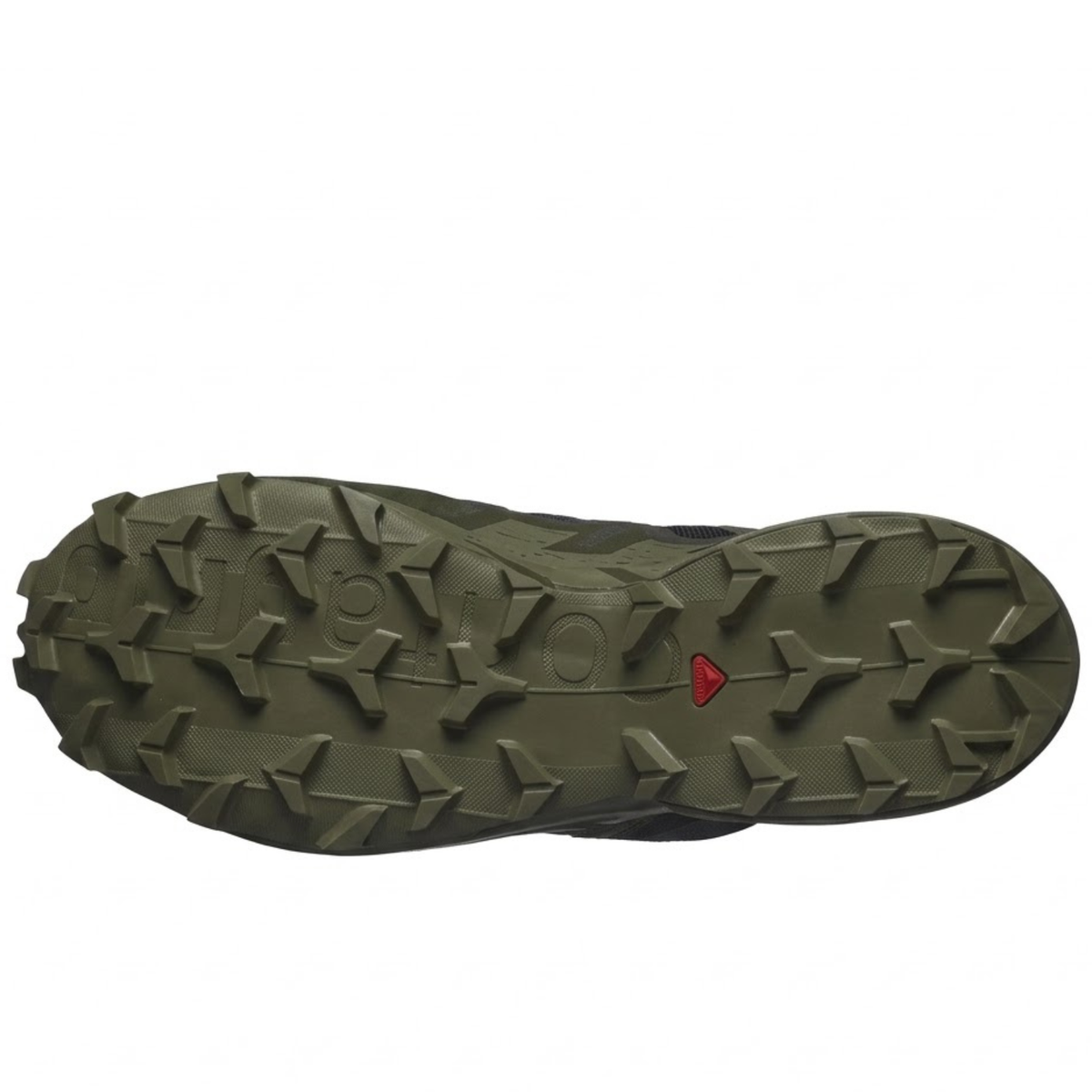 Salomon Men's Speedcross 6 GTX Sneaker, Black/Peat/Deep Lichen Green - Ndoros