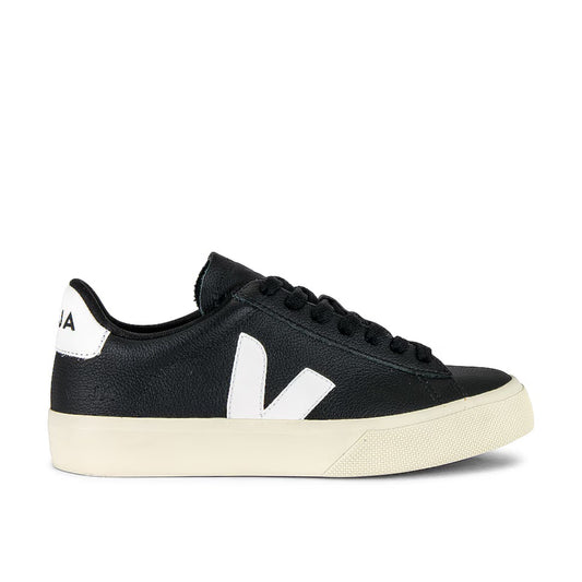 Veja Men's Campo Shoe, Leather E.V.A. Black/White