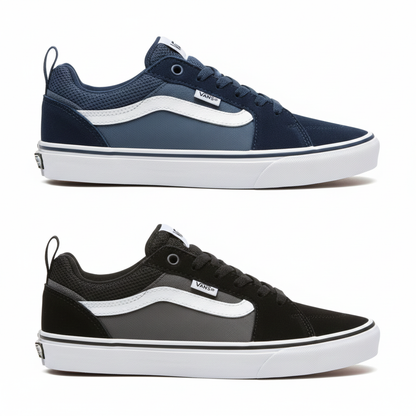 Vans Men's Filmore Low-Top Sneaker, Black Pewter