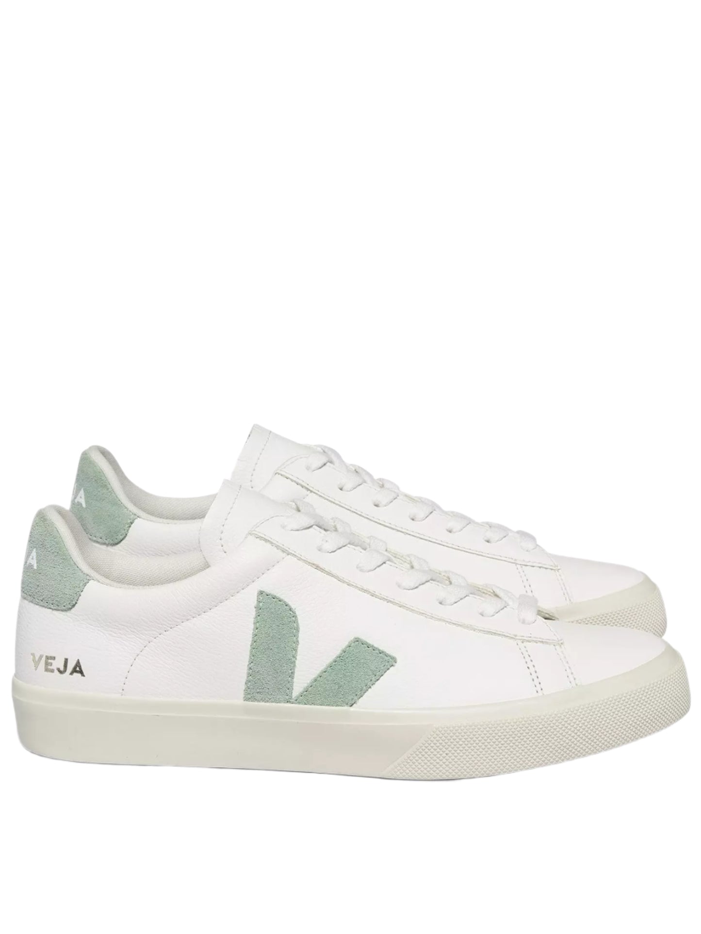 Veja Men's Campo Leather Shoe, Matcha
