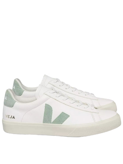 Veja Men's Campo Leather Shoe, Matcha