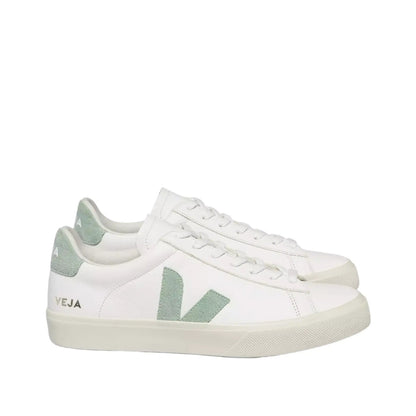 Veja Men's Campo Leather Shoe, Matcha