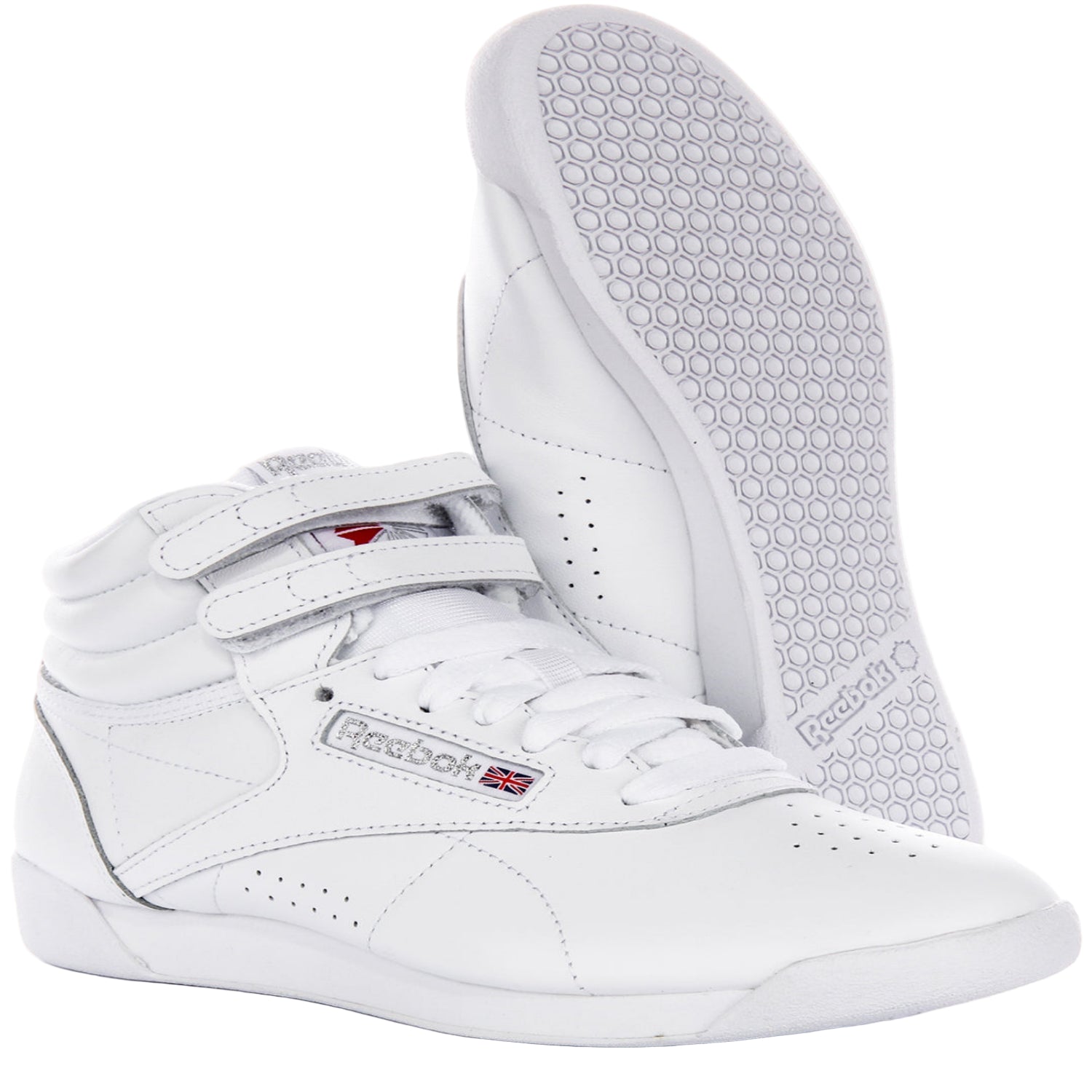 Reebok Classics Freestyle Hi High TopSneakres, White - Ndoros