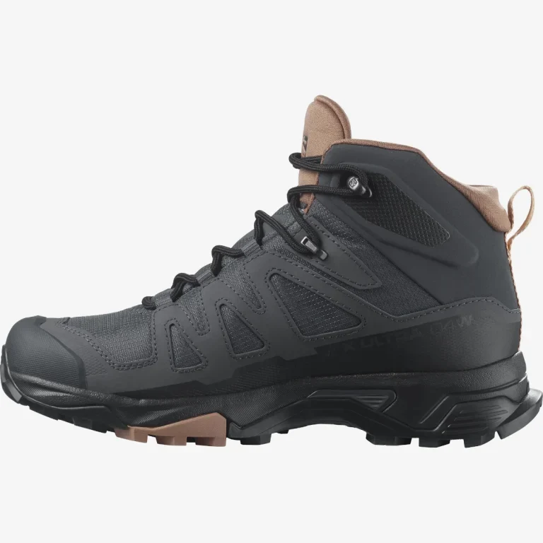 Salmon X Ultra 4 Leather Mid GTX Women's Hiking Waterproof Running Boots - Ndoros