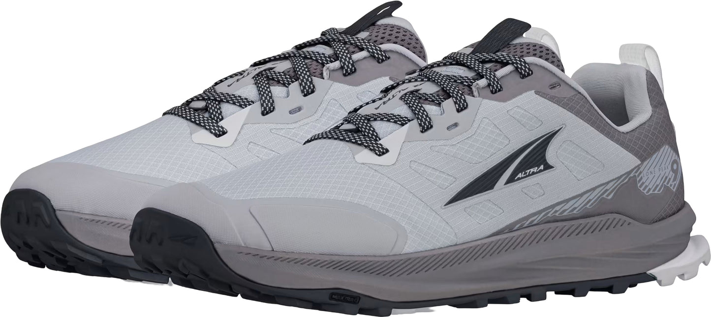 Altra Lone Peak 9 Grey Trail Running Shoes For Men