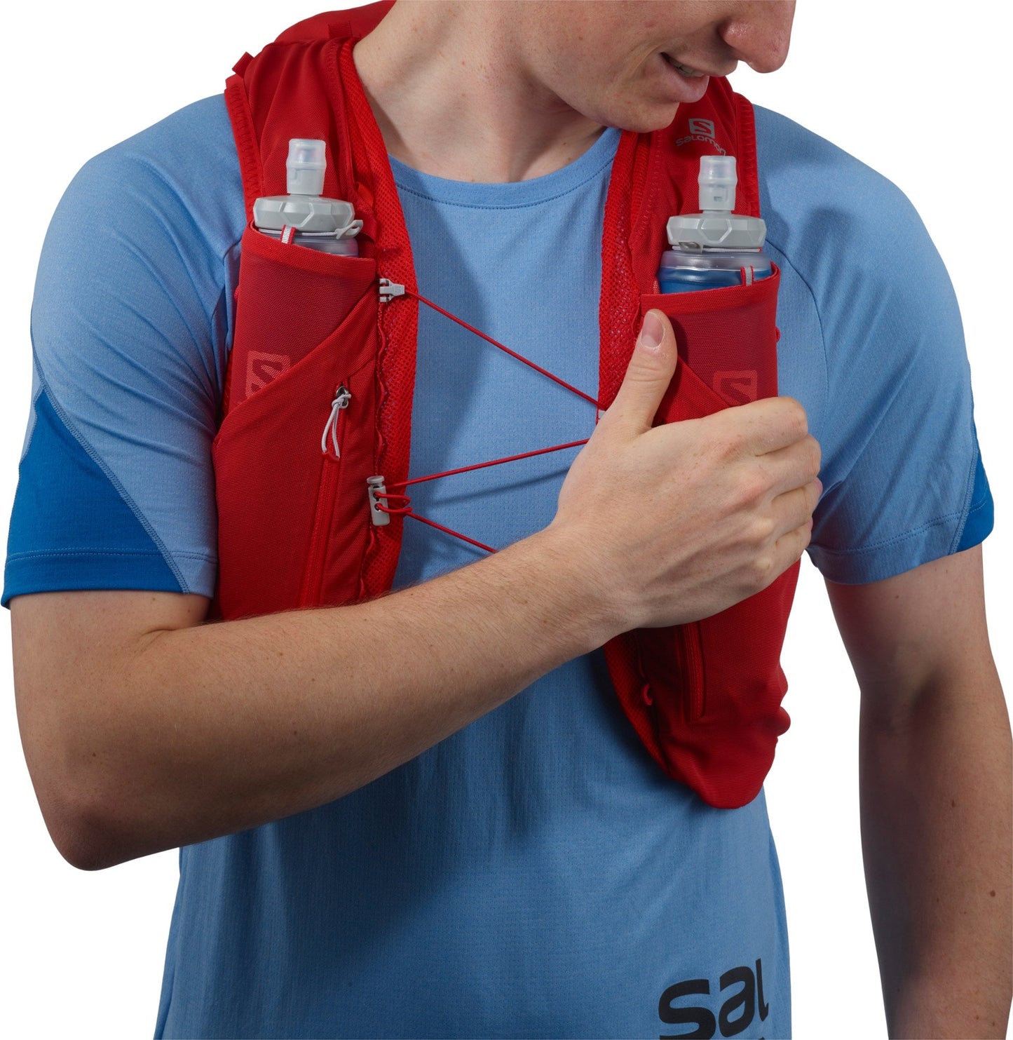 ADV Skin 12 Unisex Running Hydration Pack with Flasks