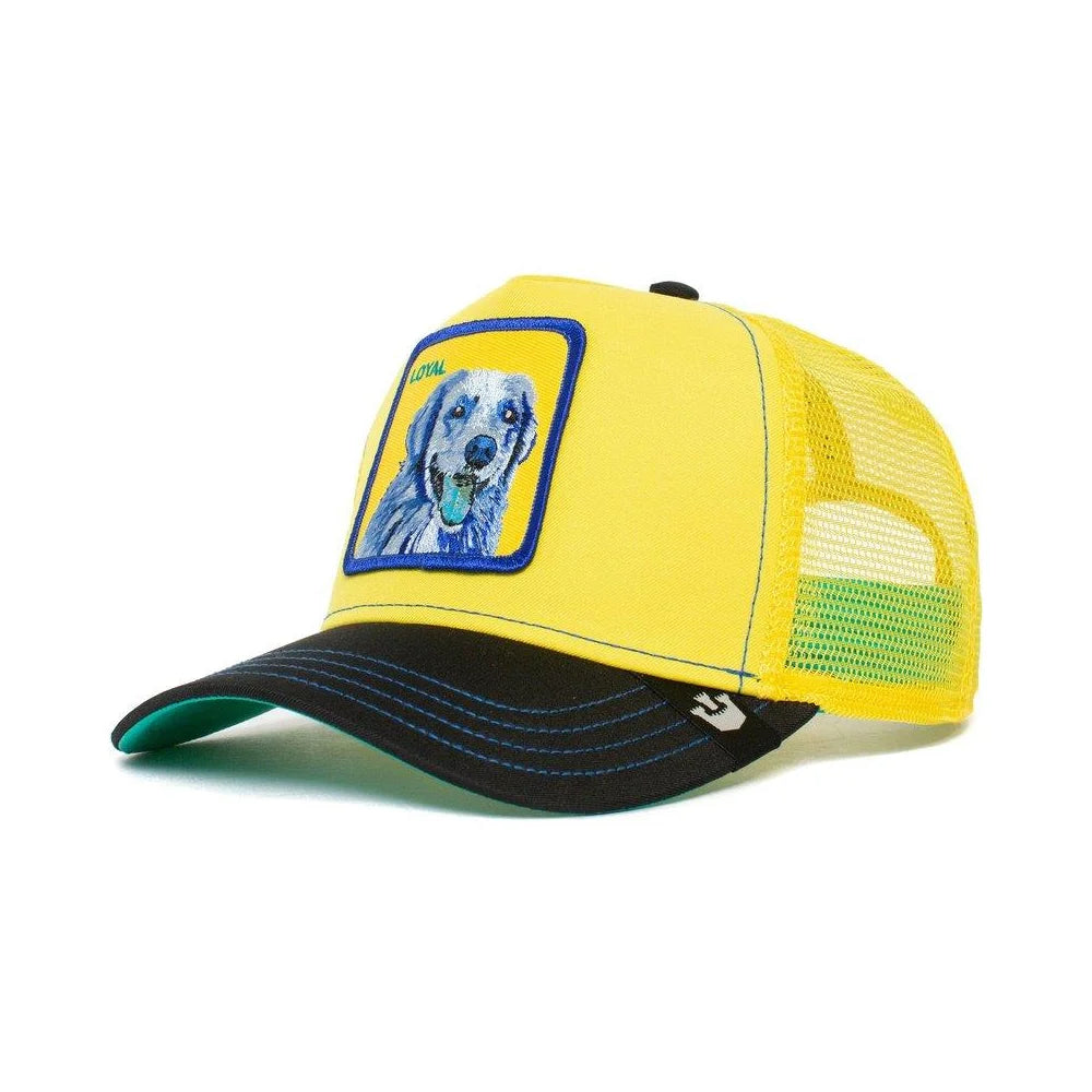 Goorin Bros. The Farm Acid Trip, Yellow, Doggy Trip, Collection Unisex Adjustable Trucker Cap