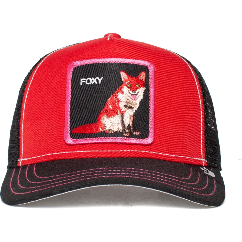 goorin-bros-foxy-fox-trip-the-farm-red-and-black-trucker-hat-Best-Price