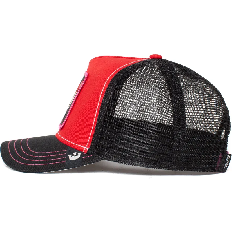 goorin-bros-foxy-fox-trip-the-farm-red-and-black-trucker-hat-Best-Price