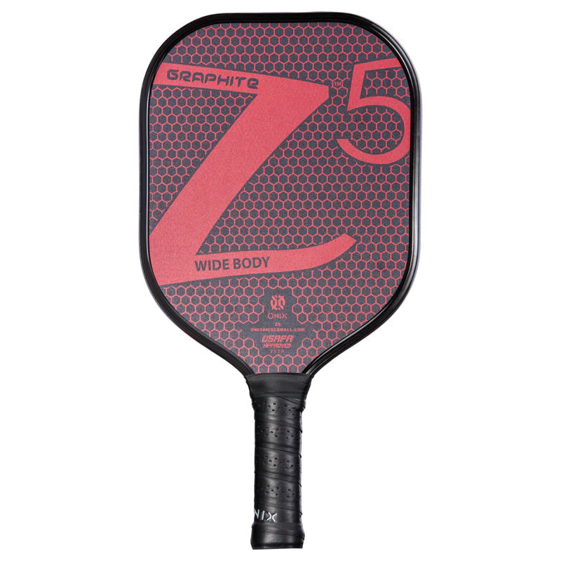 Onix Graphite MOD Z5 Pickle-ball Paddles Racquet, Grip 4 1/4 inches | Red - Ndoros