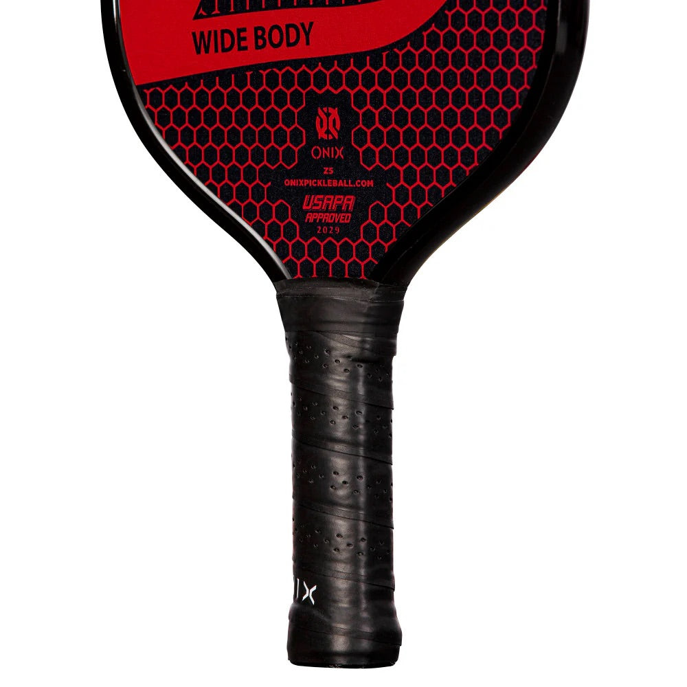 Onix Graphite MOD Z5 Pickle-ball Paddles Racquet, Grip 4 1/4 inches | Red - Ndoros