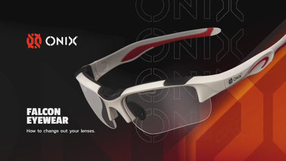 ONIX Pickleball Falcon Eyewear Sun Protection Non-Slip Nose Piece Modern and Lightweight Secure Design