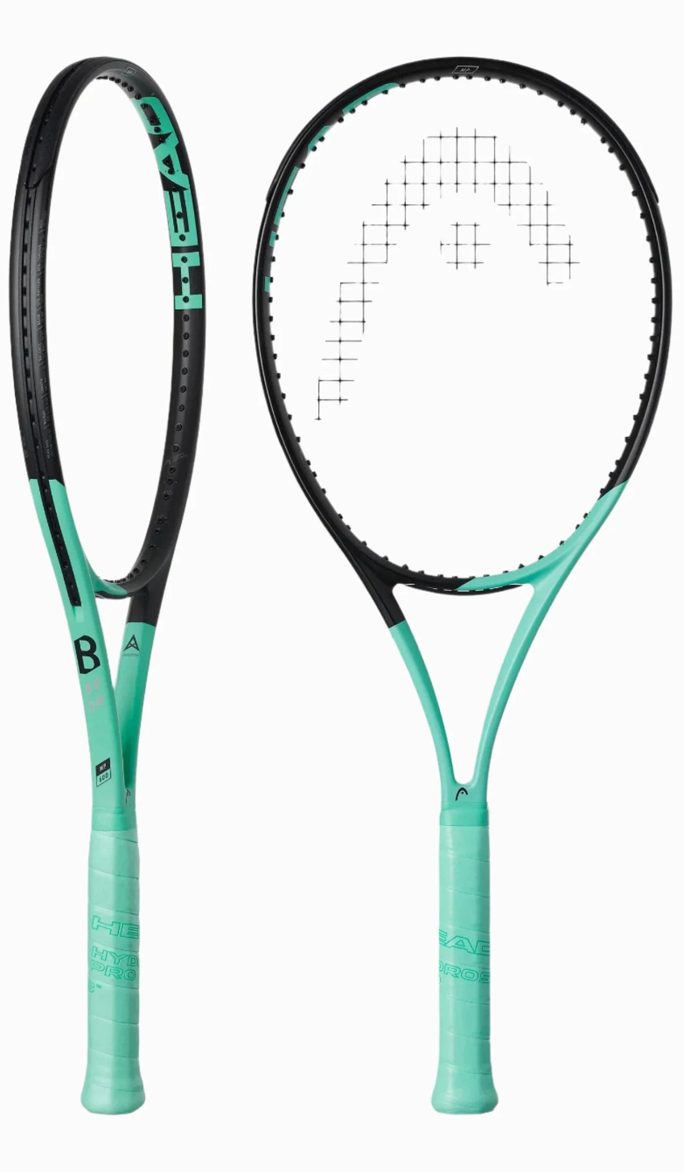 HEAD Boom MP Racquet in Black/Green