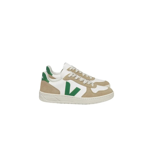 Veja Men V-12 White/Emeraude/Sahara Sneakers