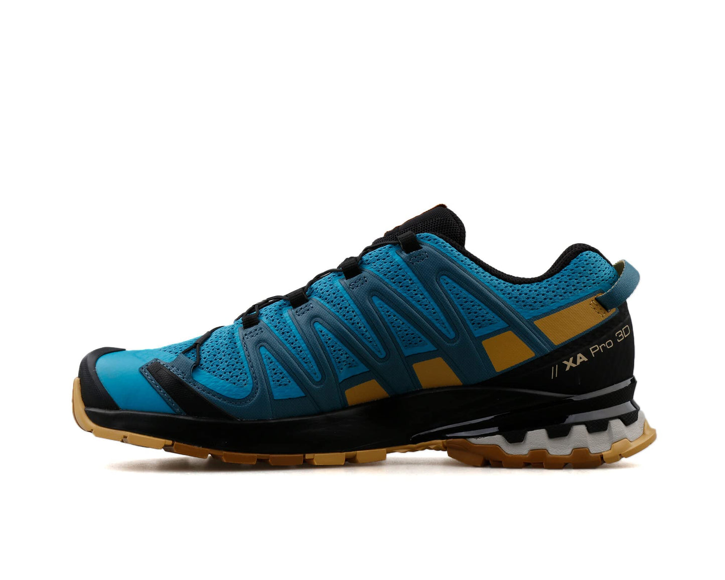 Salomon Xa Pro 3D V8 Trail Running Shoes for Men, Barrier Reef/Fall Leaf/Bronze Brown
